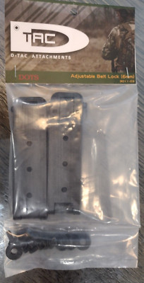 D-TAC Adj Belt Lock 6mm 9011-04 Hardware Inclded Great Secure Storage Gear DTAC