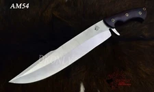 17" Custom Handmade D2 Steel Hunting Full Tang Bowie Knife w/ Micarta (DKONLY)