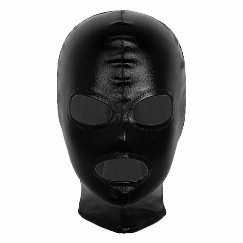 Mens&Womens Headgear Face Cover Hood Mask Cosplay Costume Roleplay Sexy Lingerie - Picture 26 of 77