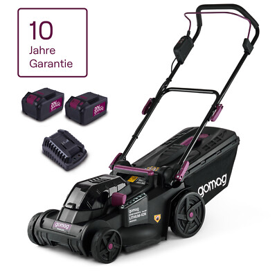 Akku Rasenmäher 20V + 2x 4Ah Akku & Ladegerät 38cm Schnittbreite