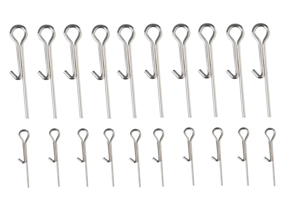 Savage Gear Stinger Spikes Set (20 Stück), Ösen zum Raunbfischangeln