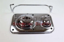Chrome GM 1967-1980 Master Cylinder Cover Chevy SBC BBC 350 454 Single Bail Cap