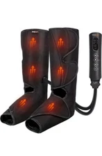 NWT Shinewell Air Compression Leg Massager With Heat 
