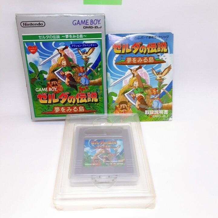未開封新品 VGA 鑑定品 85 ゼルダの伝説　夢をみる島　DX GBカラー GBC]ゼルダの伝説 夢をみる島DX(デラックス)
