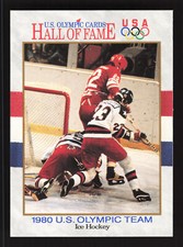 1991 Impel U.S. Olympic Hall of Fame #68 1980 U.S. Olympic Hockey Team - USA