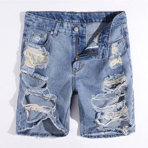 HOT Men's Summer Casual Denim Ripped 