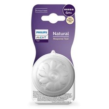 Avent Natural Response Teats 6 month Flow 5 2 Pack