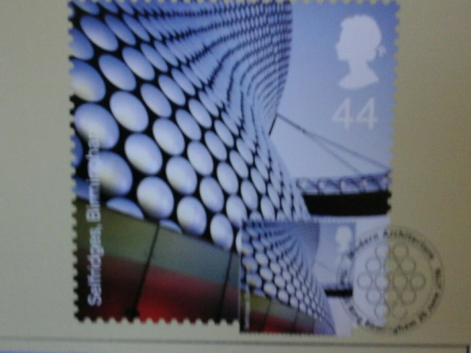2006 PHQ 288 MODERN ARCHITECTURE SET OF 6 STAMP CARDS FDI FRONT SPECIAL PICTORIA - Image 4 of 4
