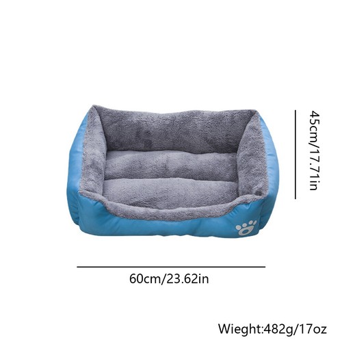 US Washable Pet Dog Cat Bed Puppy Cushion House Pet Soft Warm Kennel Mat Blanke - Bild 6 von 18