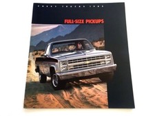 1985 Chevrolet Silverado Ck Truck Original Sales Brochure Catalog Book