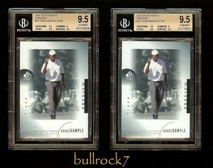 (1) Tiger Woods 2001 Upper Deck SP Authentic Preview Golf RC #21 BGS 9.5 QTY