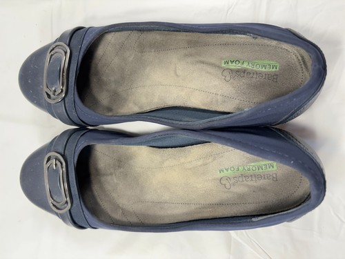 Baretraps Markie NAVY Slip On Oxford Flat Dress Shoes Women’s 7.5 - 第 3/12 張圖片