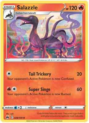 Salazzle Pokemon TCG Card 028/159 | eBay