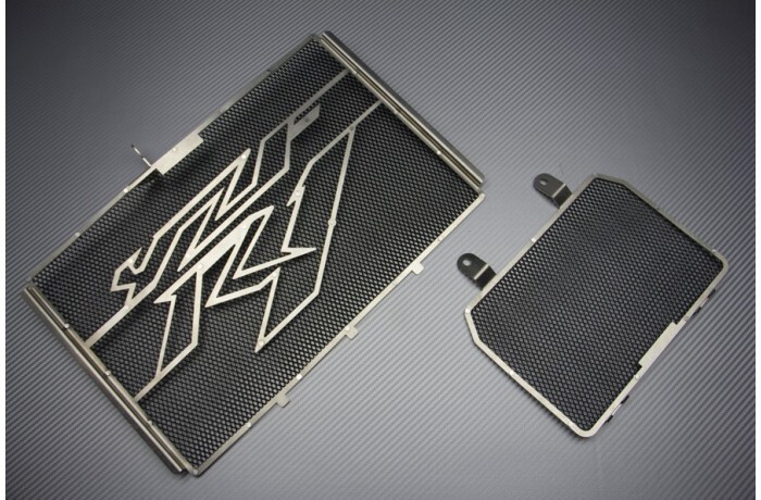 Grille de protection radiateur noire pour moto Yamaha YZF-R1 millésime 2015-2019