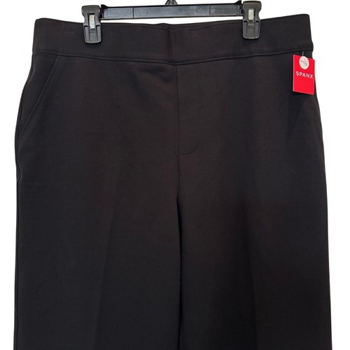 NWT SPANX Perfect Fit Ponte Wide Leg Pant in Classic Black Size 2X Petite - Picture 9 of 14