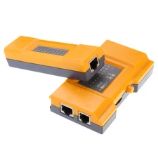 Multi-Modular RJ45 RJ11 Cat5e Cat6 Network Ethernet LAN Phone Cable Tester Tool
