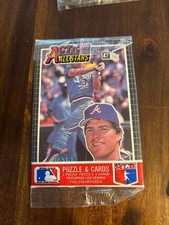 1985 Donruss Action All Stars Dale Murphy #25 Jumbo Pack with Puzzle Pieces