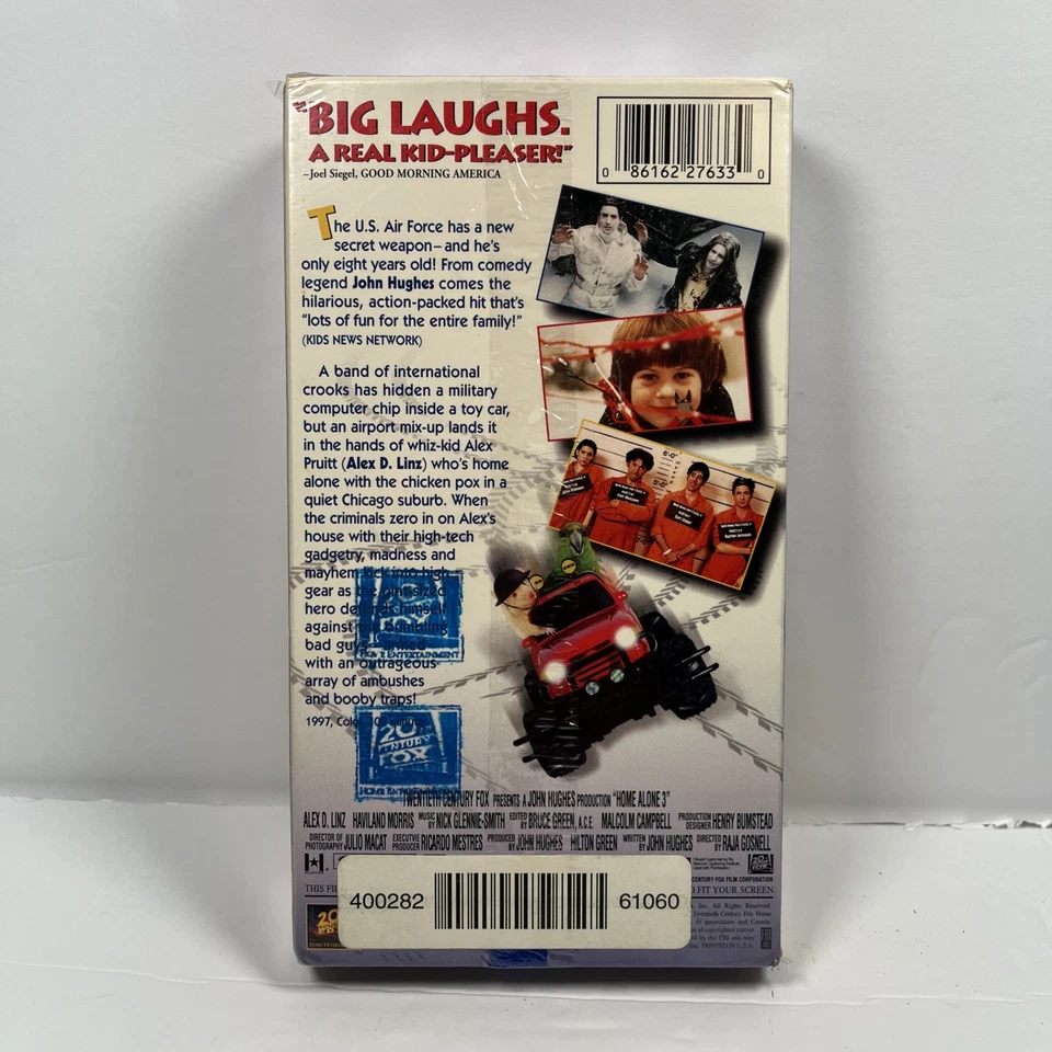 Home Alone 3 | VHS, 1998 | Brand New and Sealed - Image 2 of 4