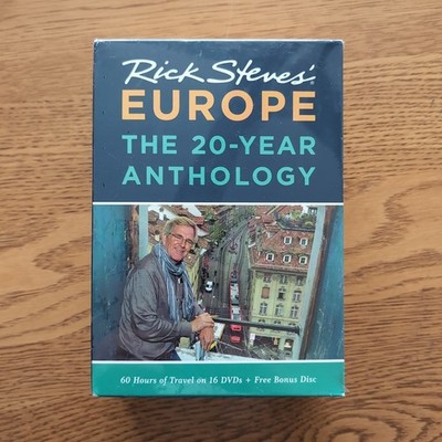 Rick Steves Europe: The 20 Year Anthology 17 DVD Box Set NEW & SEALED