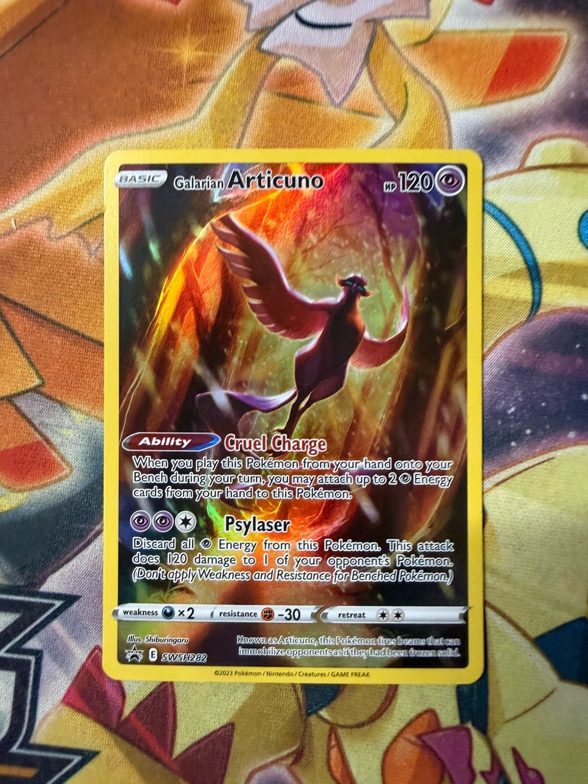 Galarian Articuno SWSH282 Promo SWSH Black Star Pokemon NM