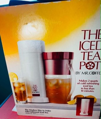 Iced Tea Pot by Mr Coffee Cold Refreshing Iced Tea in 10 Minutes Treasures
