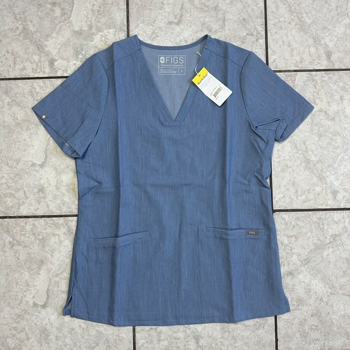 Figs Scrubs Top NWT Size Small Figs Casma Three Pocket Top Medical Scrubs
