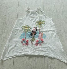 Jillians Closet Mädchen Sommer Trägershirt Shirt Top Gr. 128 Weiß