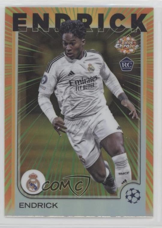 Endrick 2024 Topps Chrome UEFA Club Competitions #RR-10 Radiating