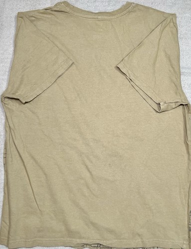 Vintage Southpole Youth L "Baller Academy" T-Shirt Y2K Streetwear Vibe Tan Bball - Picture 4 of 10