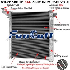 3 Row Radiator For Mitsubishi Triton L200 ML/MN 2.5L DID 4D56 Diesel 06-12 AT 12
