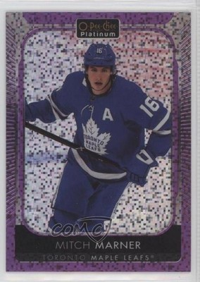 2021-22 O-Pee-Chee Platinum Violet Pixels 245/299 Mitch Marner #199 0nr3