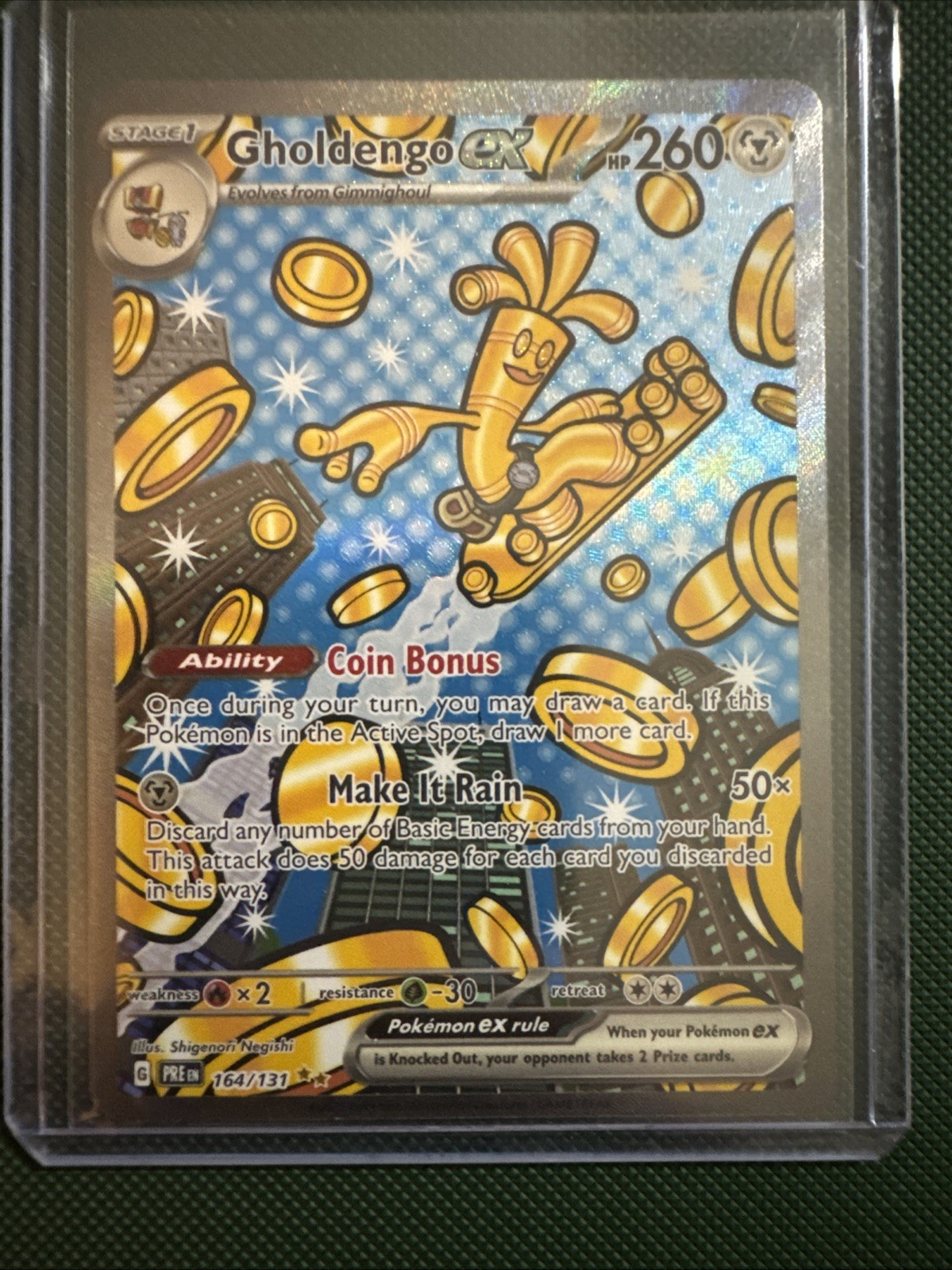 Pokémon TCG Gholdengo EX SIR