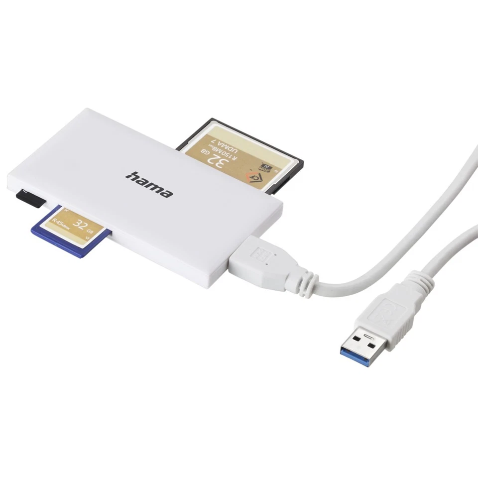 Hama USB 3.0 Kartenleser Speicherkartenleser mircoSD SDHC SDXC CF Card Reader WS - Bild 3 von 4