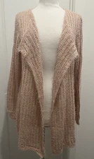 Sunday in Brooklyn Anthro fuzzy cardigan sweater Granola Girl M Fairy Oversized