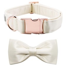 Bowtie Dog Collar Silk Detachable Bow Tie For Small Dogs Wedding Fits 1016 In