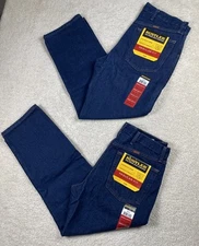 Rustler Men's Jeans Size 34x29 Blue Straight Leg Regular Fit Work Cowboy 2 NEW