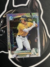 2025 Bowman Chrome Shotaro Morii #BCP-170 Mega Box Mojo Refractor 1st Athletics