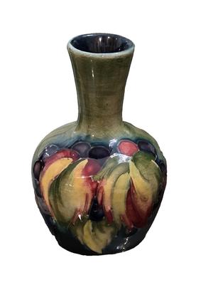 Antique William Moorcroft Autumn Leaves Leaf and Berries Flambe