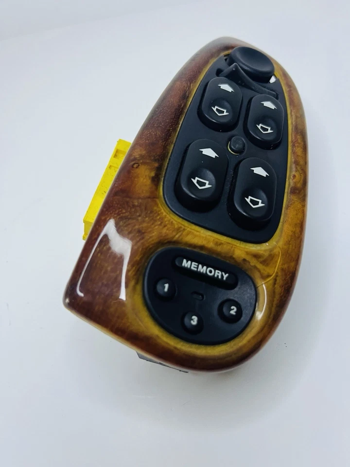 OEM 1998-2003 Jaguar XJ8 XJR VDP Driver Left Door Master Window Switch Bezel - Image 3 of 4