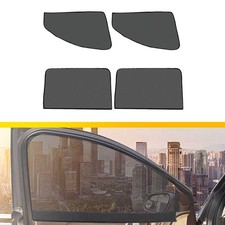 4x Magnetic Car Side Window Sun Shade Cover Visor Mesh Shield UV Block Protector