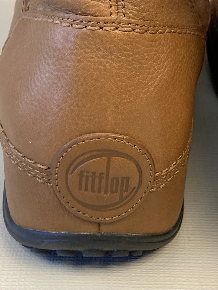 FITFLOP Original Mukluk Alto Superboot Botas de Cuero Bronceado Claro Mujeres EE. UU. 5 Nuevas Foto 4 de 4