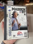 Madden NFL 97 (Sega Saturn, 1996) CIB Play Sheet Insert