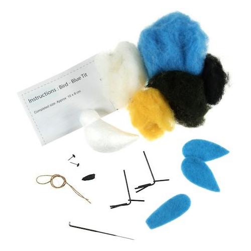 Trimits Needle Felting Kit - Blue Tit - Picture 2 of 4