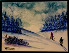 SILHOUETTES PEOPLE DOGS 6pc STAMP set see photo 2 ART IMPRESSIONS RUBBER STAMPS