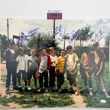 Autographed/Signed The Sandlot Movie 8x Ins Cast Member Sigs 16x20 Photo JSA COA