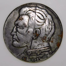 1915 The Broken Coin Universal Moving Pictures SilentFilm Promotional Token k137