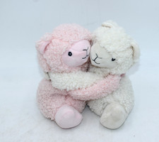 Warmies Hugs Microwavable Plush Pink Lamb White Sheep 8" Scented Cozy Heat Pack