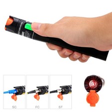 Visual Fault Locator 30mW 30km Red Light Pen Fiber Optic Cable Tester Meter UK