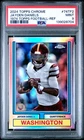 2024 TOPPS CHROME 1974 TOPPS FB REFRACTOR #74TF2 JAYDEN DANIELS RC PSA 9