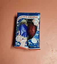 Vintage Kissing Couple In Box British Hong Kong